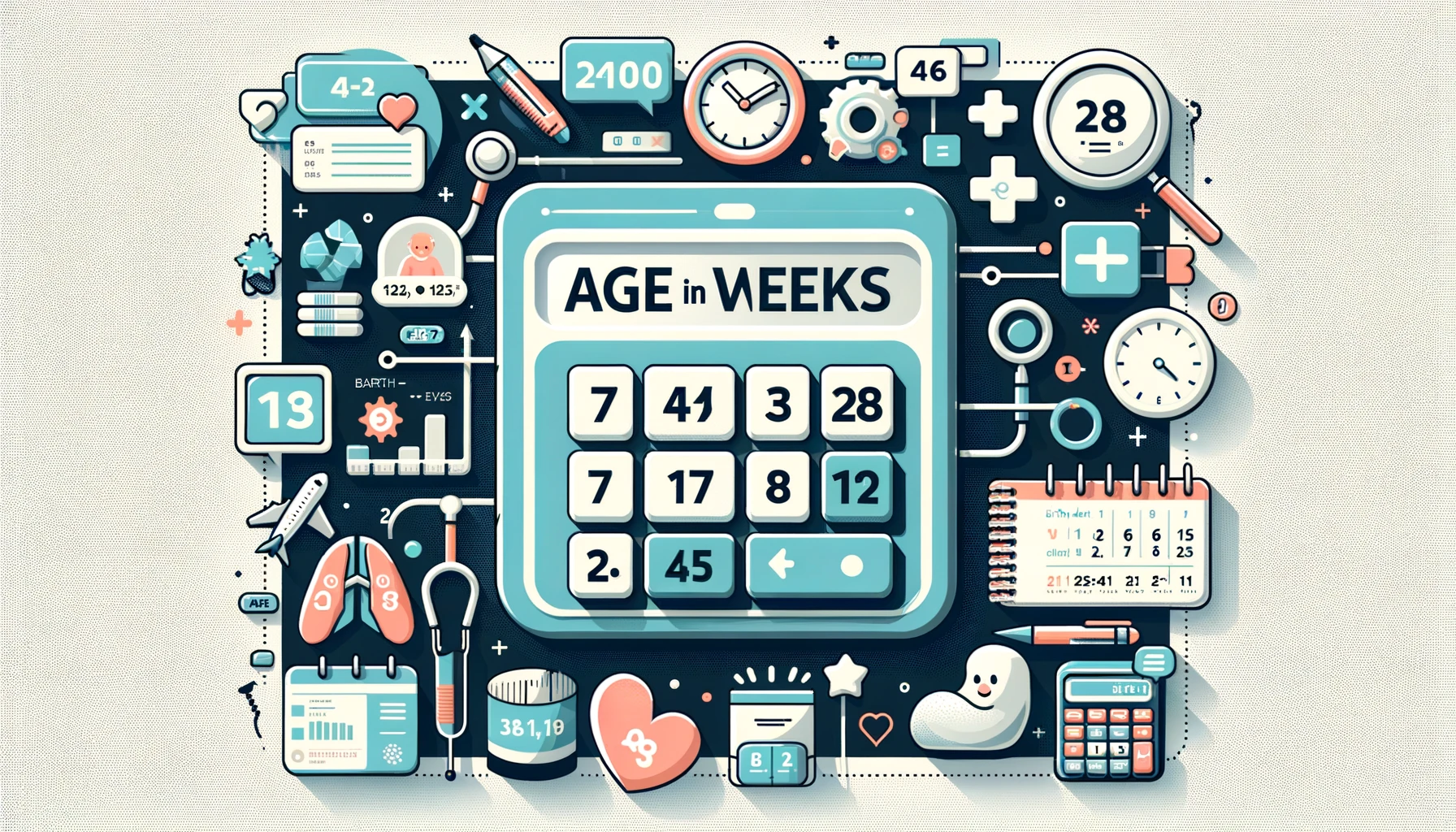 Calculate age in weeks